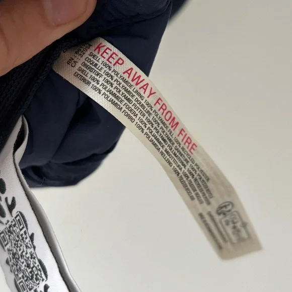 Free People Movement Quinn Quilted Puffer Vest Navy Cropped XS - Picture 9 of 11